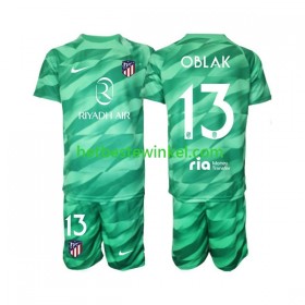 Atlético Madrid Jan Oblak 13 Voetbalshirts Doelman Kind Uit Groente 2023-24